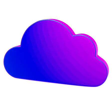 Nuage  3D Icon