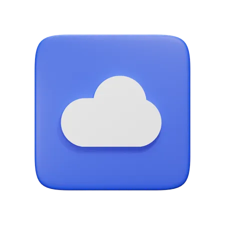 Nuage  3D Icon