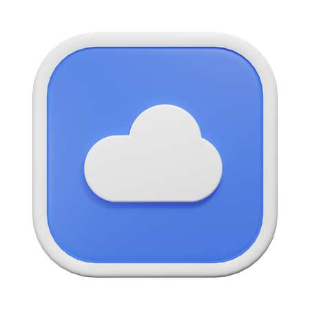 Nuage  3D Icon