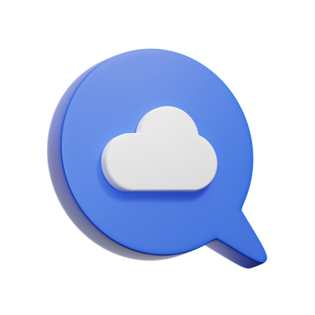 Nuage  3D Icon