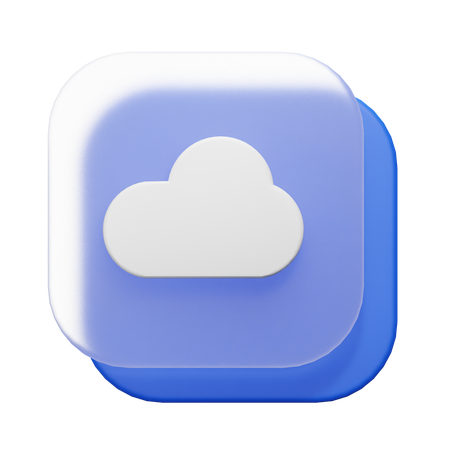 Nuage  3D Icon