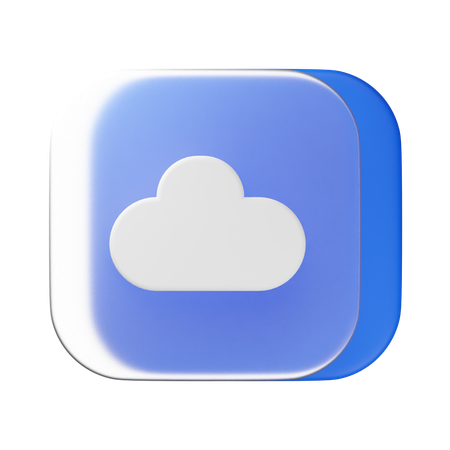 Nuage  3D Icon