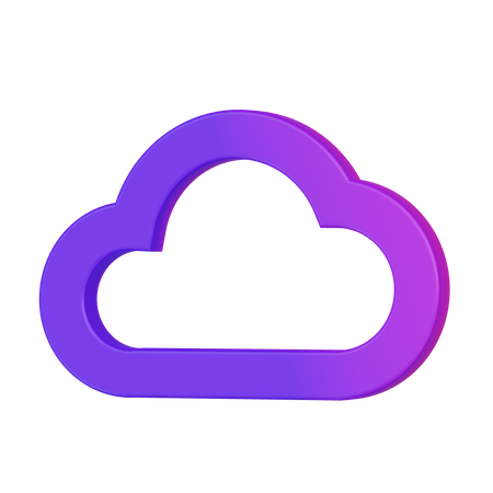 Nuage  3D Icon