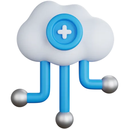 Nuage  3D Icon