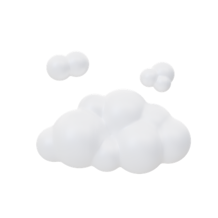 Des nuages  3D Icon