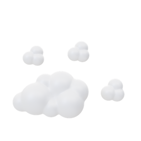 Des nuages  3D Icon