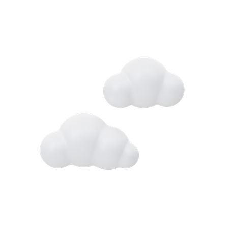 Des nuages  3D Icon