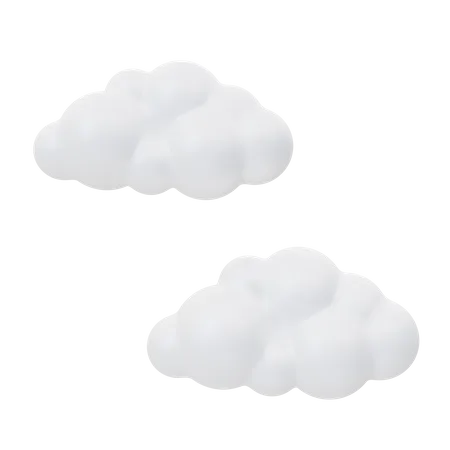 Des nuages  3D Icon