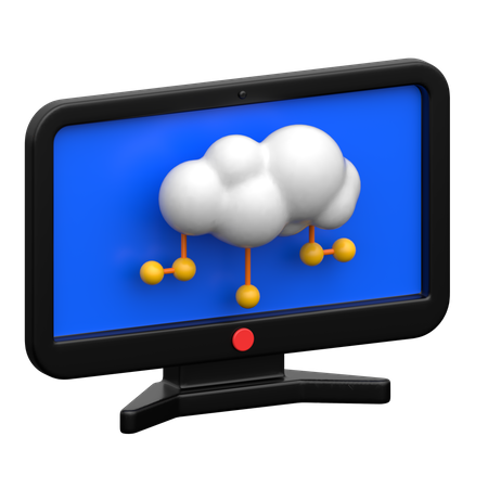 Nuage  3D Icon