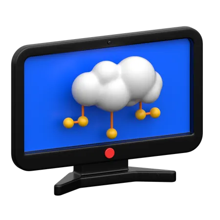 Nuage  3D Icon