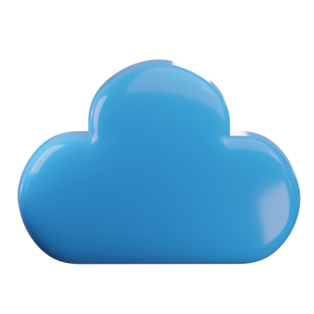 Nuage  3D Icon