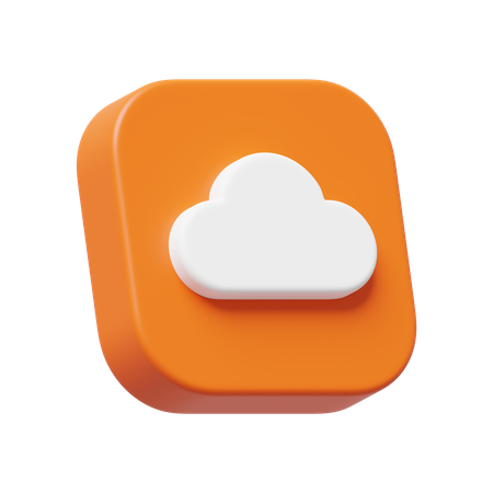 Nuage  3D Icon