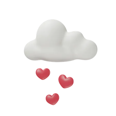 Amour des nuages  3D Icon