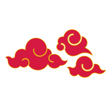 Nuage chinois  3D Icon