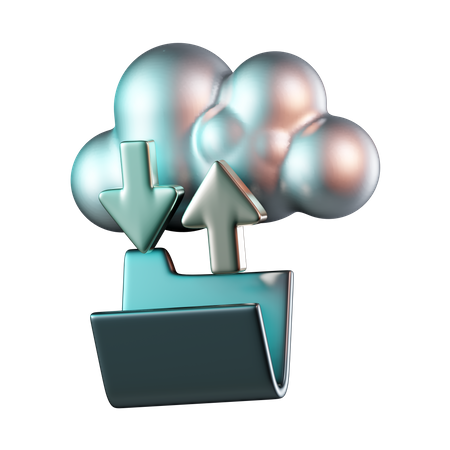 Nuage de données de sauvegarde  3D Icon