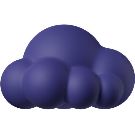 Nuage de pluie  3D Icon