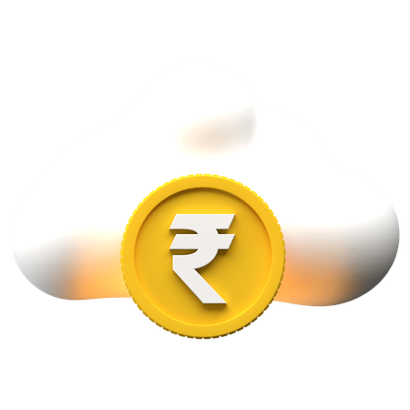 Nuage de roupie  3D Icon