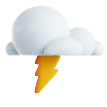 Nuage d'orage  3D Icon