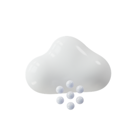 Nuage et brouillard  3D Icon