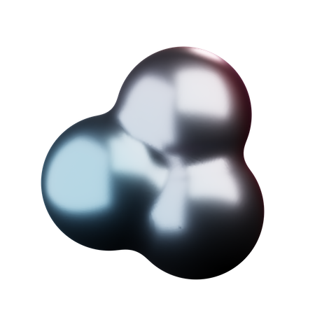 Forme abstraite de nuage  3D Icon