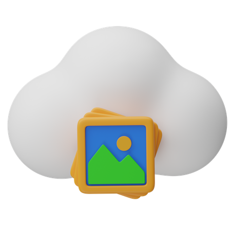 Image de nuage  3D Icon