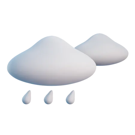 Nuage de pluie  3D Icon