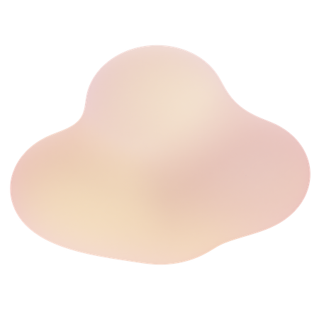 Nuage rose  3D Icon