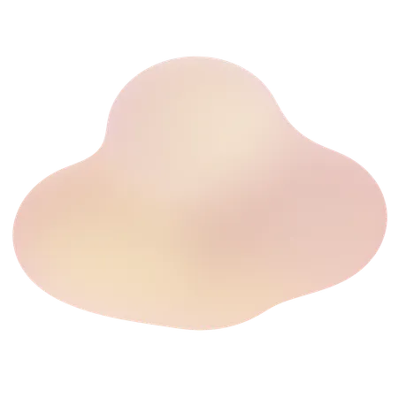 Nuage rose  3D Icon