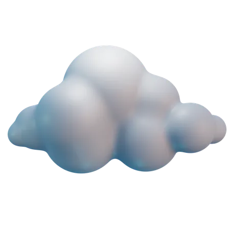 Nuage sombre  3D Icon