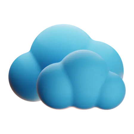 Des nuages  3D Icon