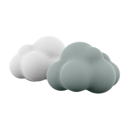 Des nuages  3D Icon