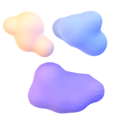 Des nuages  3D Icon