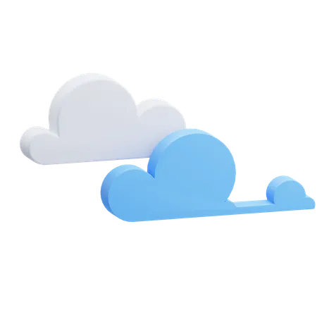 Nuages stratus  3D Icon