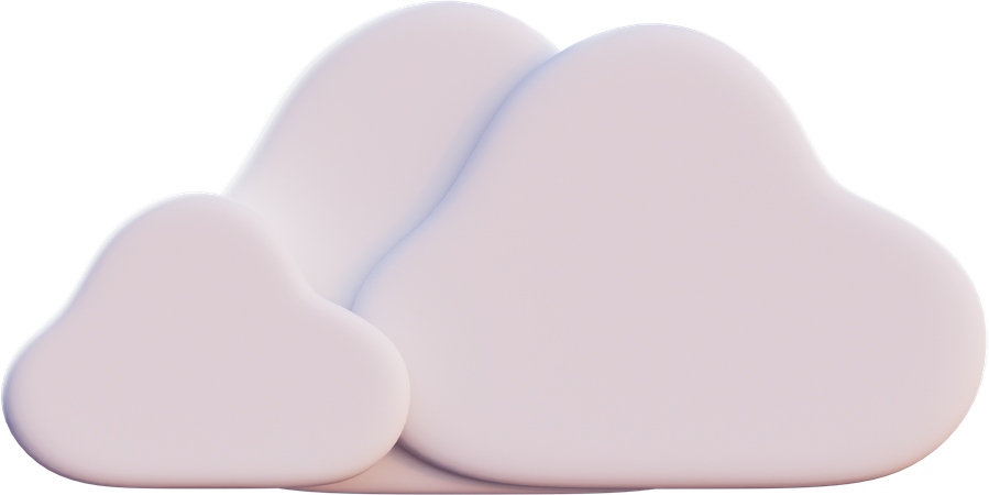 Nuageux  3D Icon
