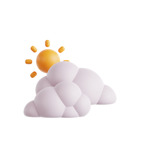 Nuageux  3D Icon