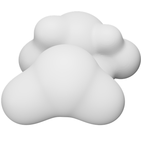 Nuageux  3D Icon