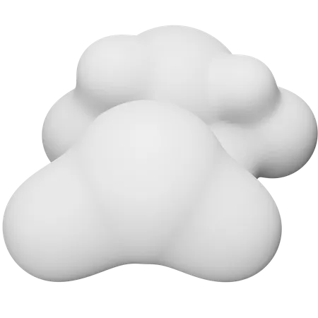 Nuageux  3D Icon