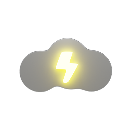 Orage nuageux  3D Icon