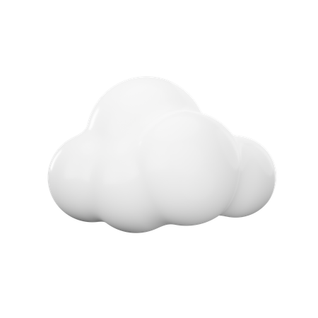 Nube  3D Icon