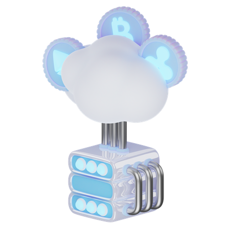 Nube  3D Icon