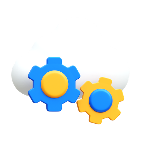 Nube  3D Icon