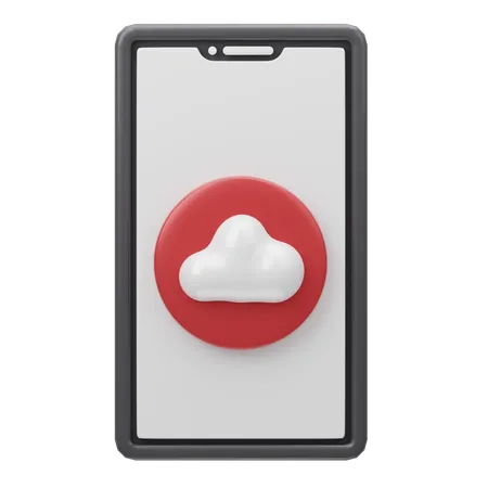 Nube  3D Icon