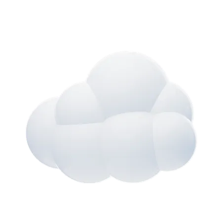 Nube  3D Icon