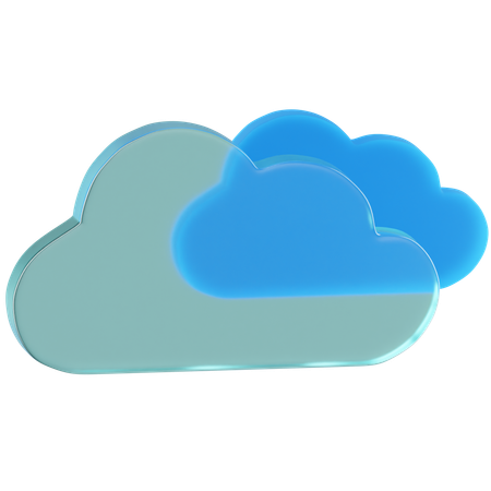 Nube  3D Icon