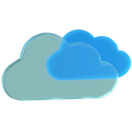 Nube  3D Icon