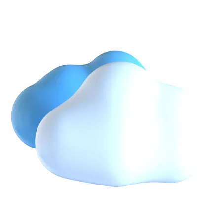 Nube  3D Icon