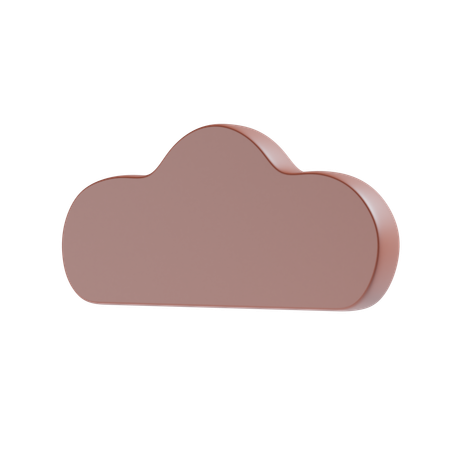 Nube  3D Icon