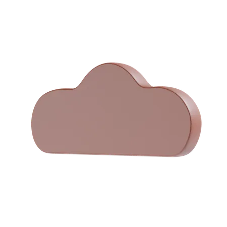 Nube  3D Icon