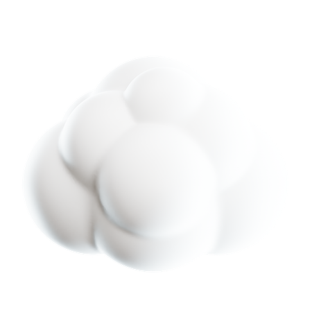 Nube  3D Icon