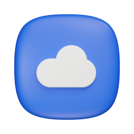 Nube  3D Icon